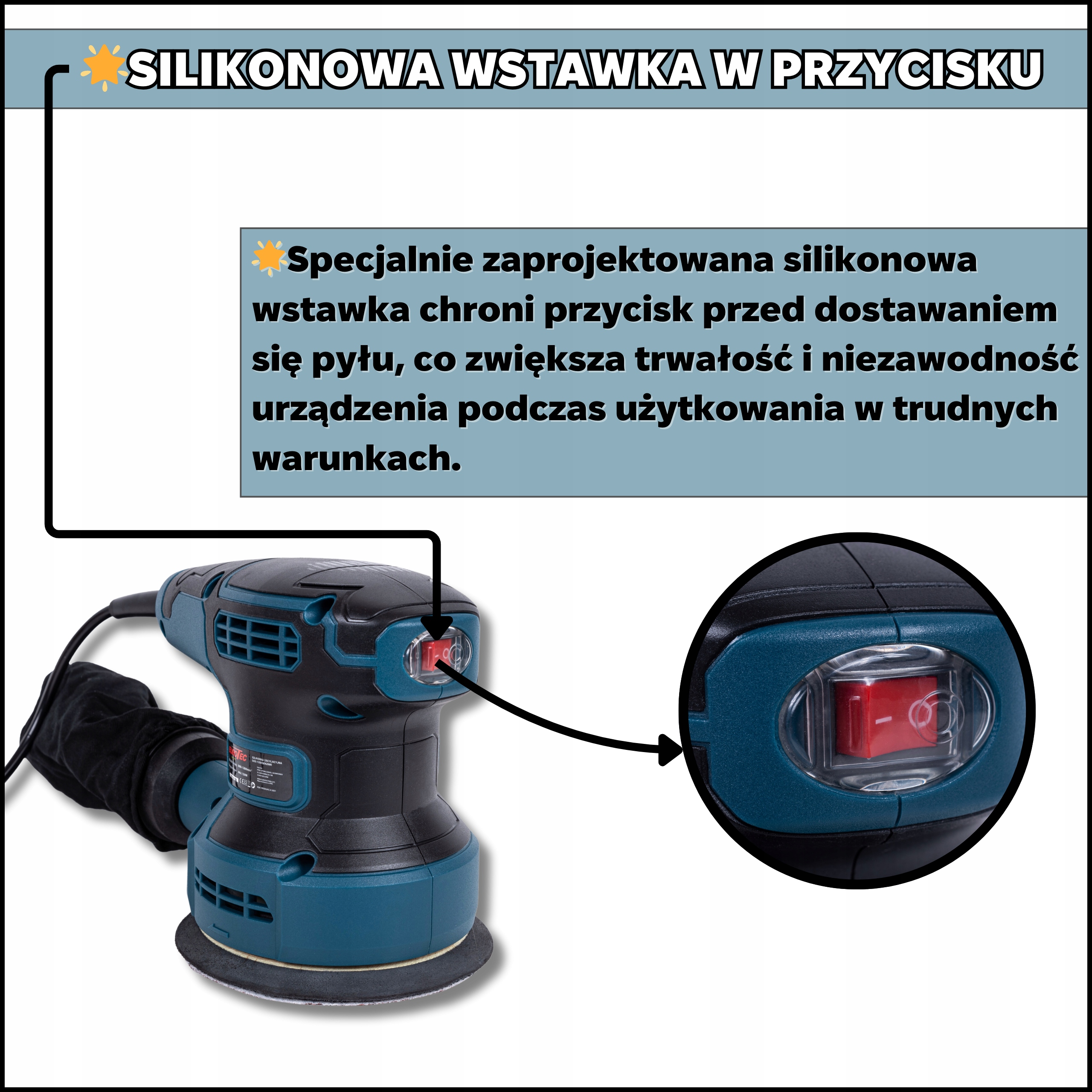 SZLIFIERKA OSCYLACYJNA GOS-1350 — widok 6